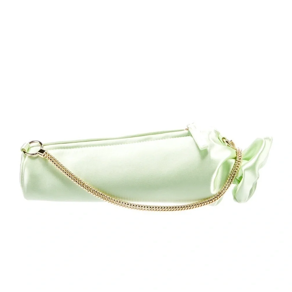NEW Edie Parker Satin Shoulder Bag